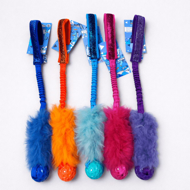 Hovedbilde Saueskinn leke med Geo ball og glitter håndtak