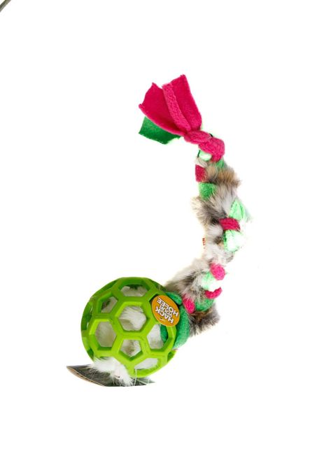 Hovedbilde Fleece- & kaninfläta med Hol-ee Roller M + ...